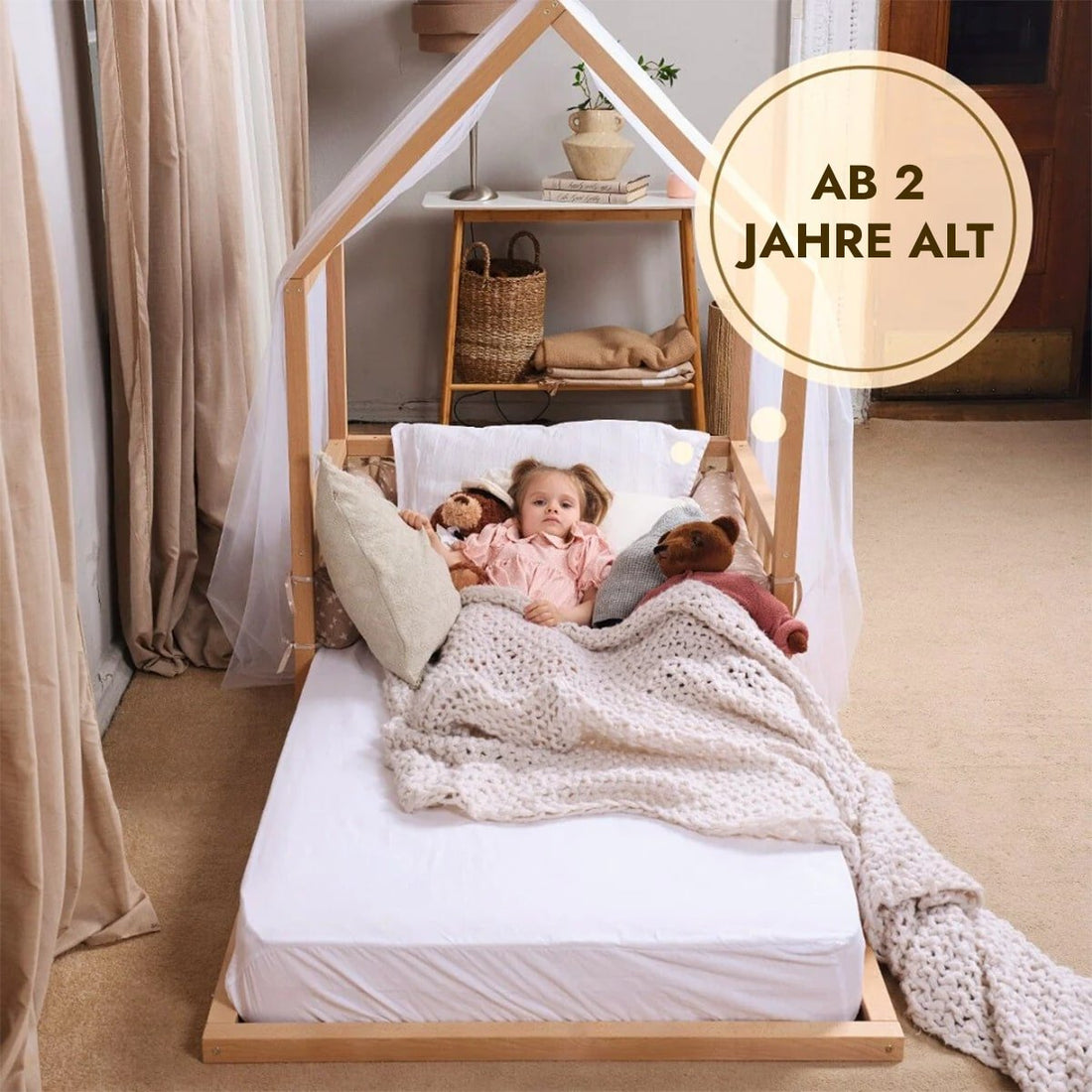 Montessori Toddler Bed from 2 Years Old