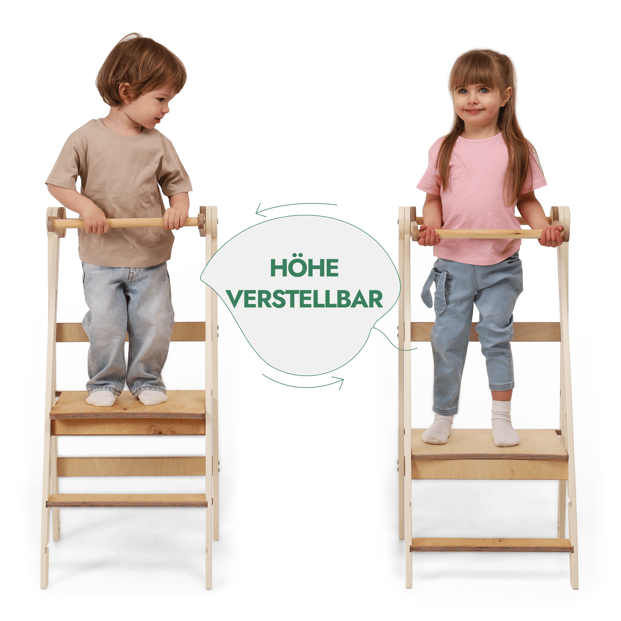 Montessori Learning Tower - Height-Adjustable Kids' Chair
