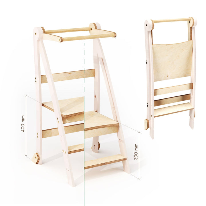 Montessori Learning Tower - Height-Adjustable Kids' Chair