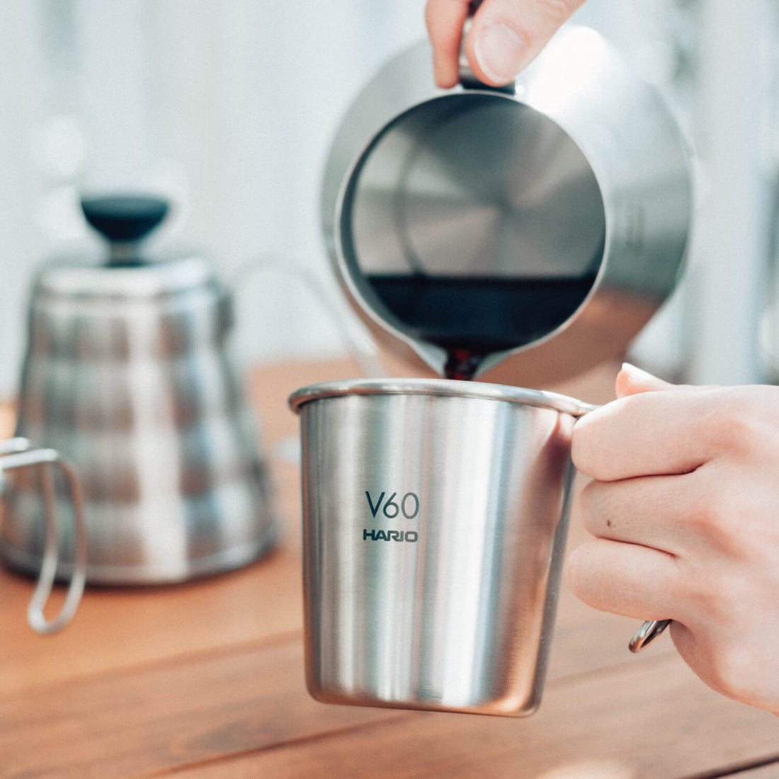 Hario Outdoor V60 Metal Stacking Mug – 320ml