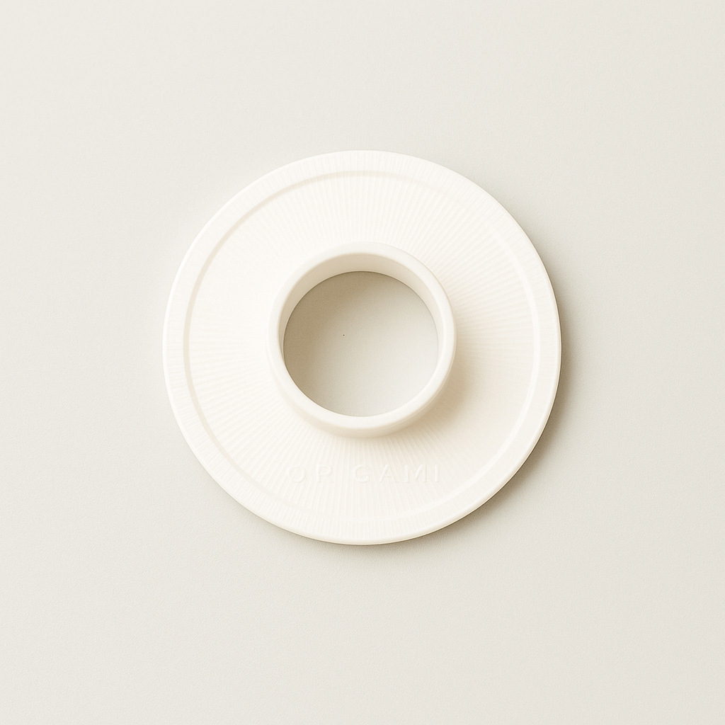 Origami Holder Grain White