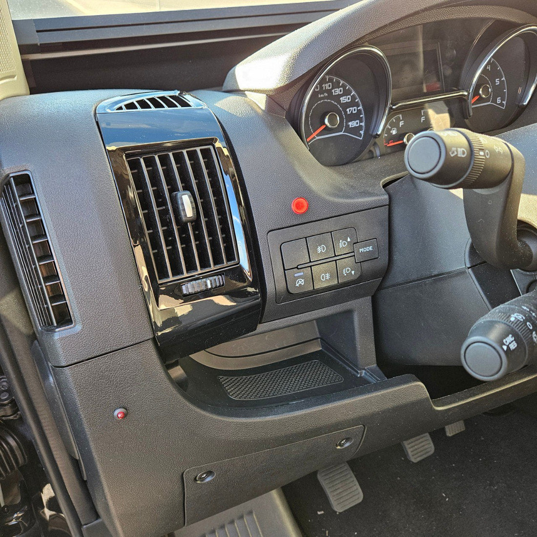 For Opel Movano Dashboard Air Vent (Black) Painted and Ready to Fit 