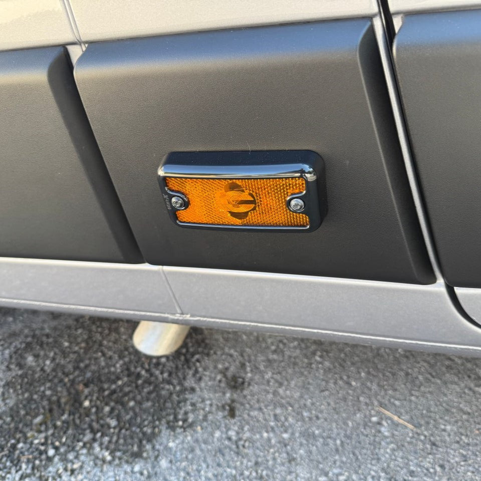 For Fiat Ducato Signal Mark Guard - Gloss Black