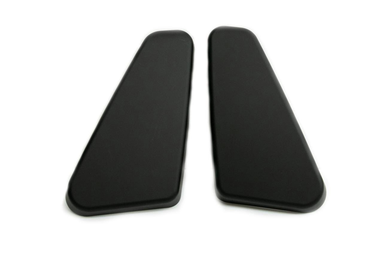 VW T5 / T5.1 Twin Seat Hinge Caps Matte Black – Hinge Caps Set (2 pieces), Passenger Seat Interior Styling