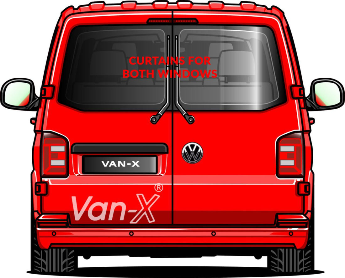For Renault Trafic Premium Window Curtains - Black/Black - CREATE YOUR OWN BUNDLE! Van-X