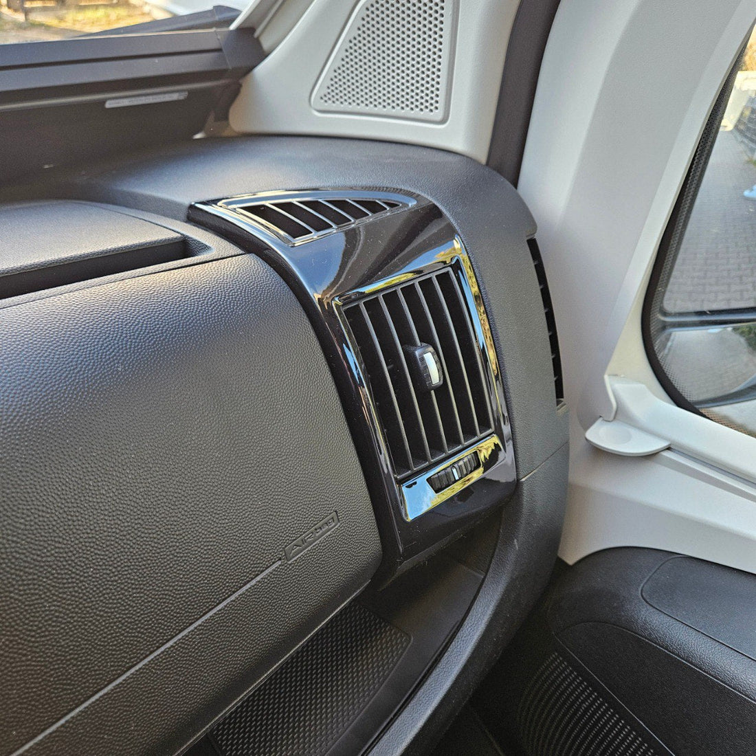 For Opel Movano Dashboard Air Vent (Black) Painted and Ready to Fit 