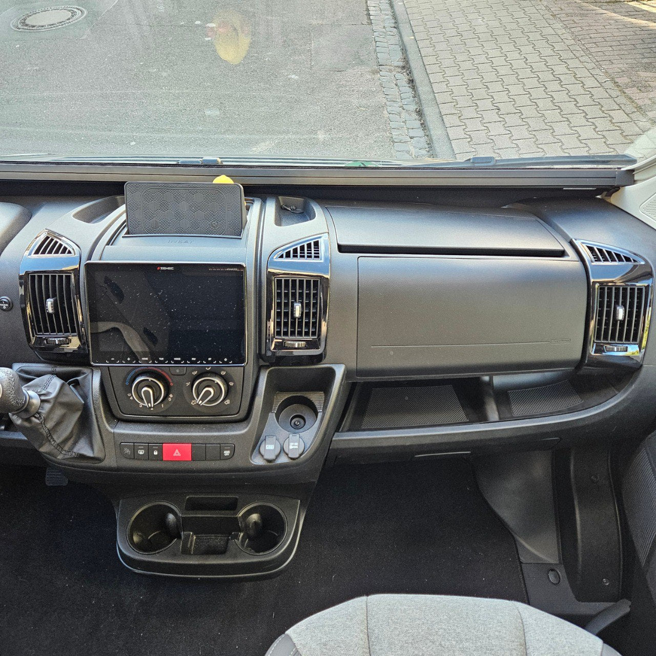 For Fiat Ducato, Peugeot Boxer &amp; Citroën Jumper Dashboard Air Vent (Black)