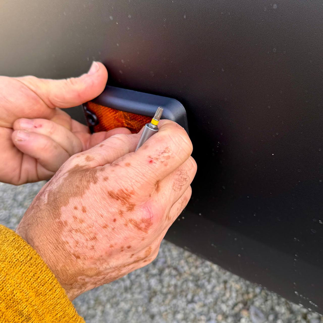 For Fiat Ducato Signal Mark Guard - Textured
