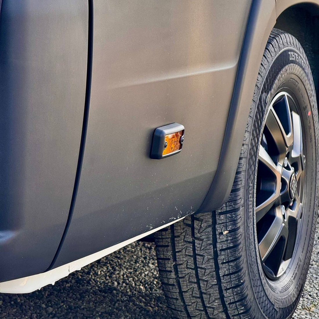 Opel Movano Signal/Marker Light Protective Caps Textured – Signal Mark Guard Set, Robust Covers
