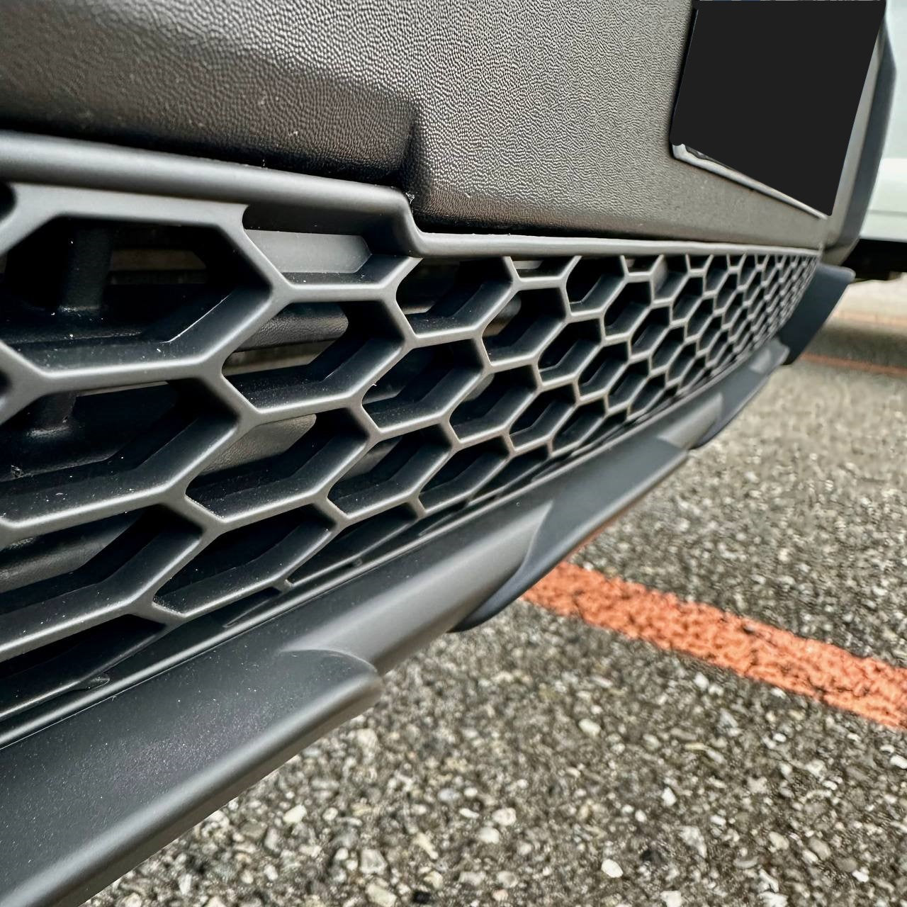 For Peugeot Boxer Lower Bumper Honeycomb Grille - Matte Black