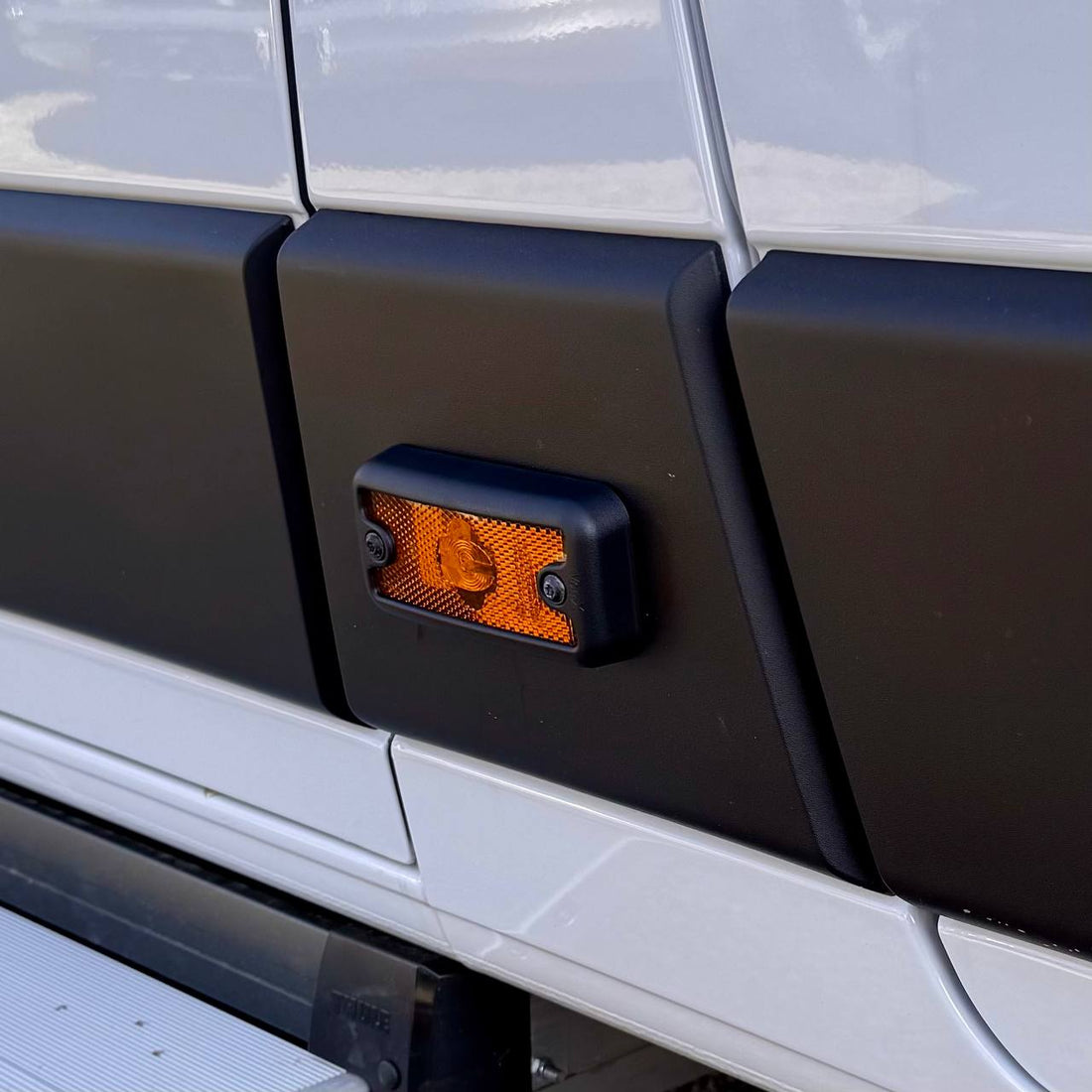 Opel Movano Signal/Marker Light Protective Caps Textured – Signal Mark Guard Set, Robust Covers