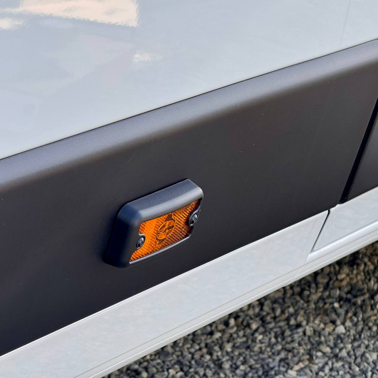 Opel Movano Signal/Marker Light Protective Caps Textured – Signal Mark Guard Set, Robust Covers
