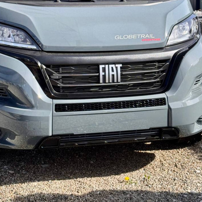For Peugeot Boxer Bumper Honeycomb without Parking Sensors - Gloss Black
