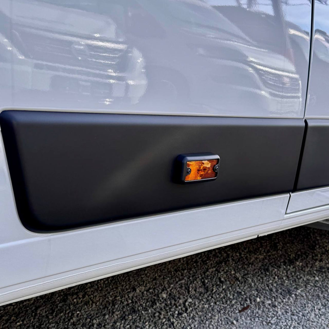 Opel Movano Signal/Marker Light Protective Caps Textured – Signal Mark Guard Set, Robust Covers
