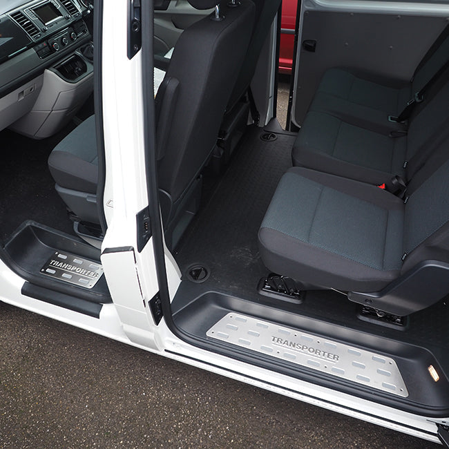 For VW T5 &amp; T5.1 Stainless Steel Step Protectors (Set of 4)
