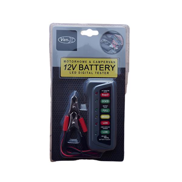 Van-X 12V Van Battery Tester – for Campervans, Motorhomes &amp; Vehicles