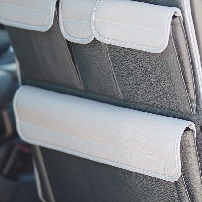 Ford Transit Custom Sitzrücken-Organizer für Einzel-/Captain’s Seat – Kunstleder mit 6 Taschen