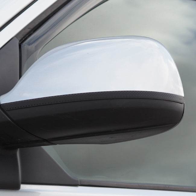 For VW T5.1 Transporter Wing Mirror Trims – Stainless Steel Carbon Film Covers
