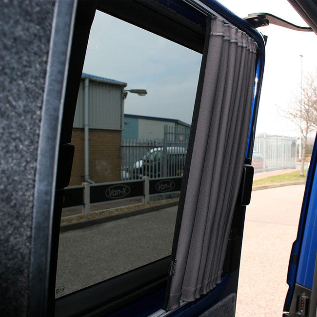 For VW T6 Premium 1 x Barndoor Window Curtain Van-X