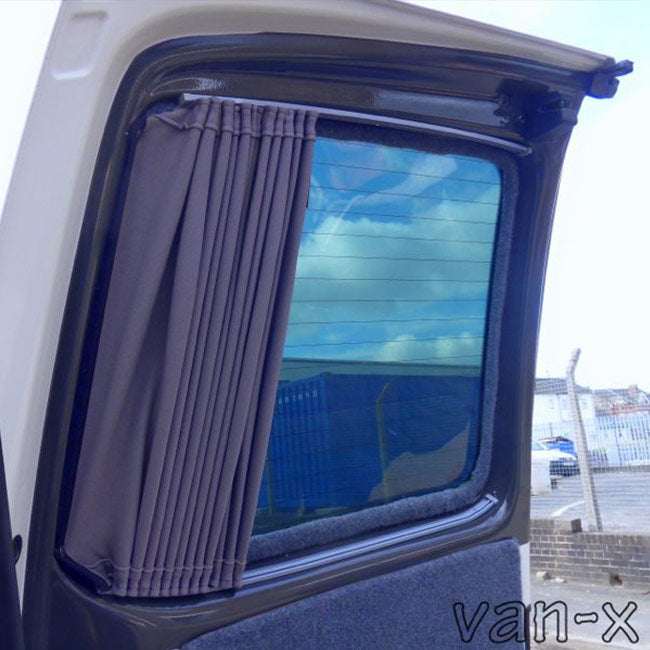 For Renault Trafic Premium 1 x Barndoor Window Curtains Van-X