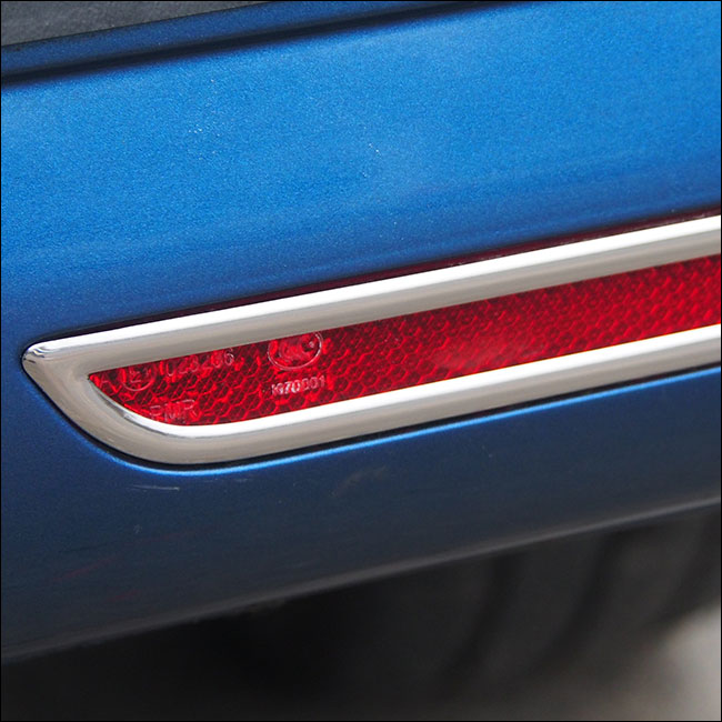 For VW T5.1 Transporter Rear Bumper Reflector Trims