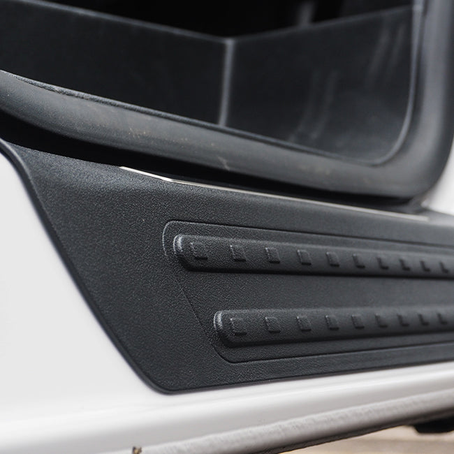 For VW T5, T5.1 Transporter Loading Door Step + Front Doors Entry Guards