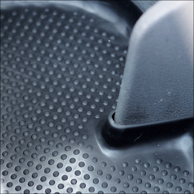 For VW T5, T5.1 Door Pocket Inserts, Rubber, Door Liner (Black) Both Captain Seats Interior Styling ideal presents