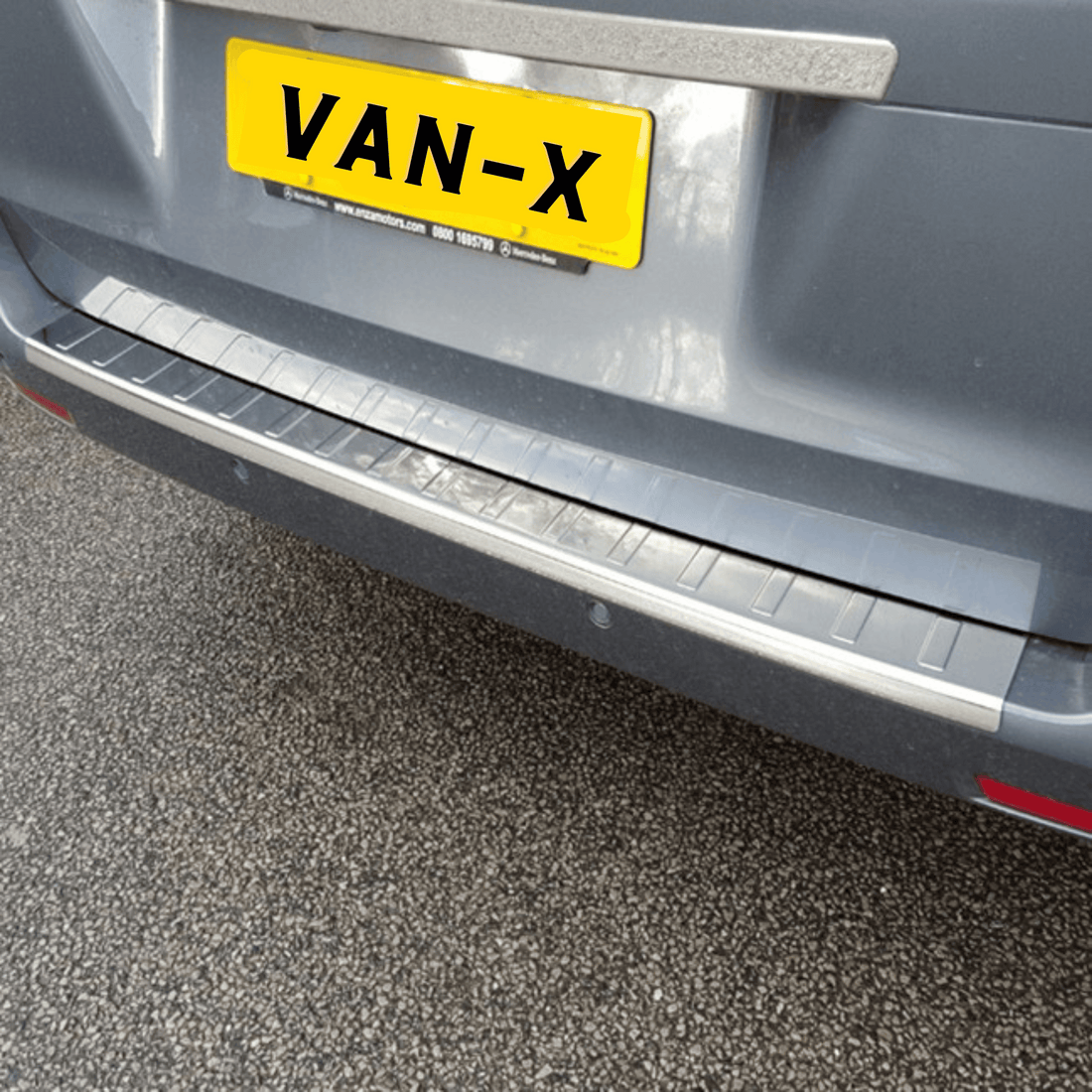 For Mercedes Vito 2015+ Rear Bumper Protector Stainless Steel