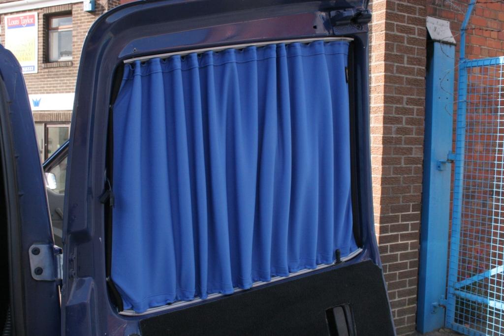 For VW T5 Premium 1 x Barndoor Window Curtain Van-X