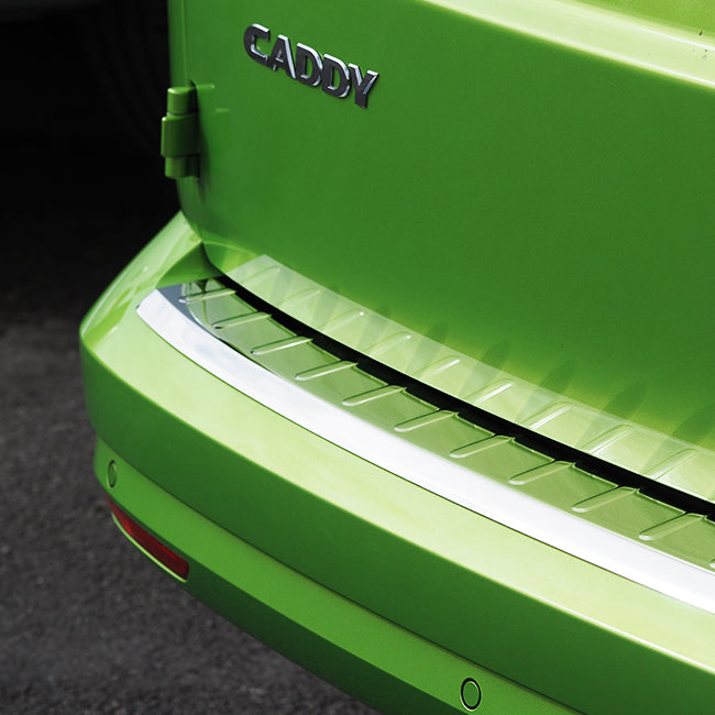 For VW Caddy Rear Bumper Protector Stainless Steel – Durable Guard Cover