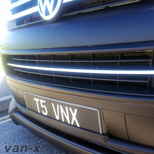 For VW T5.1 Front Bumper Grille Trim Stainless Steel