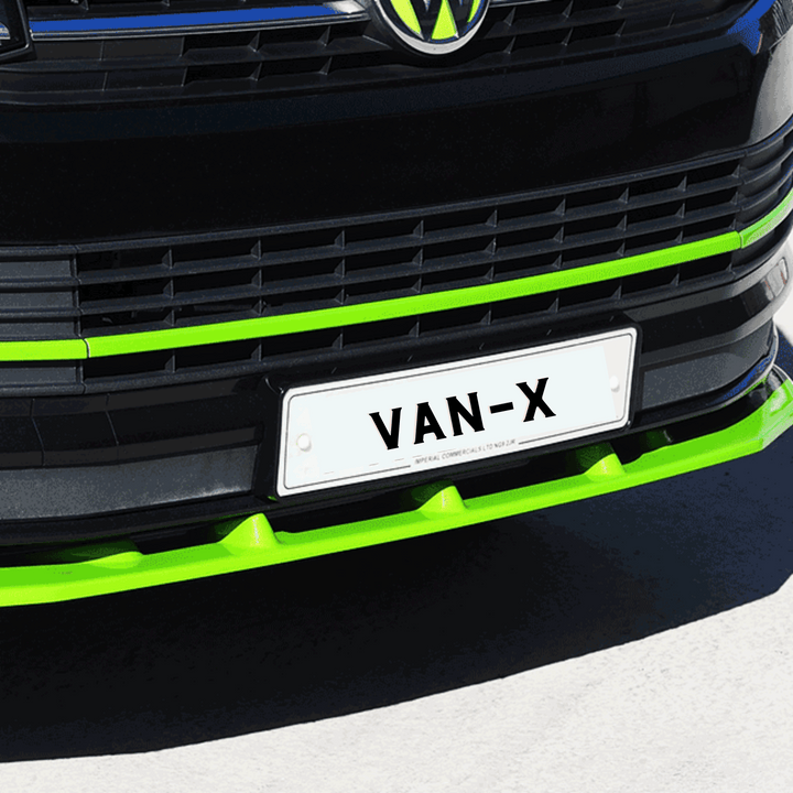 VW T6 Front Kennzeichen-Trimm Startline – Sportline Style Nummernschildblende, ABS (lackierfähig), für Originalstoßstange