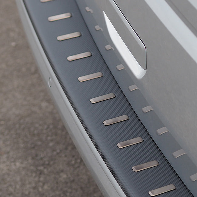For VW T6.1 Transporter Rear Bumper Protector (Tailgate Only) Carbon Fiber Film