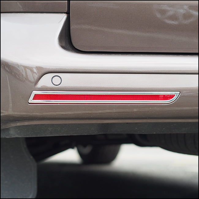 For VW T5.1 Transporter Rear Bumper Reflector Trims