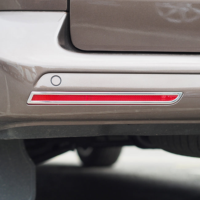 For VW T6 Transporter Barndoor Rear Bumper Reflector Trims