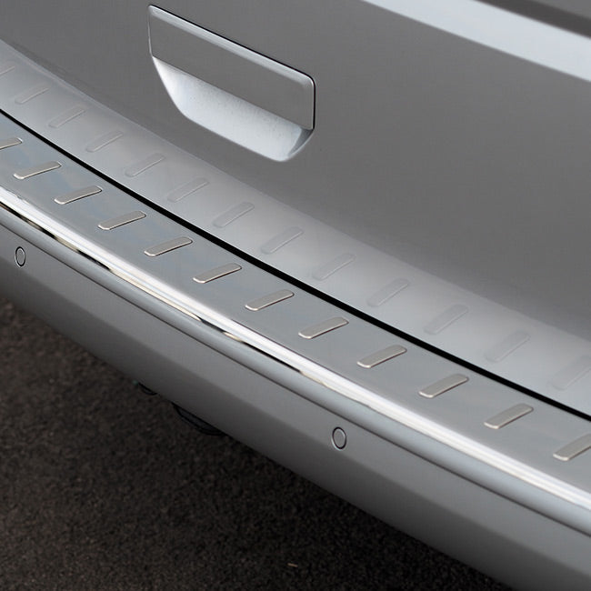 For VW T6 Barndoor Rear Bumper Protector (Ch-Insert) Stainless Steel