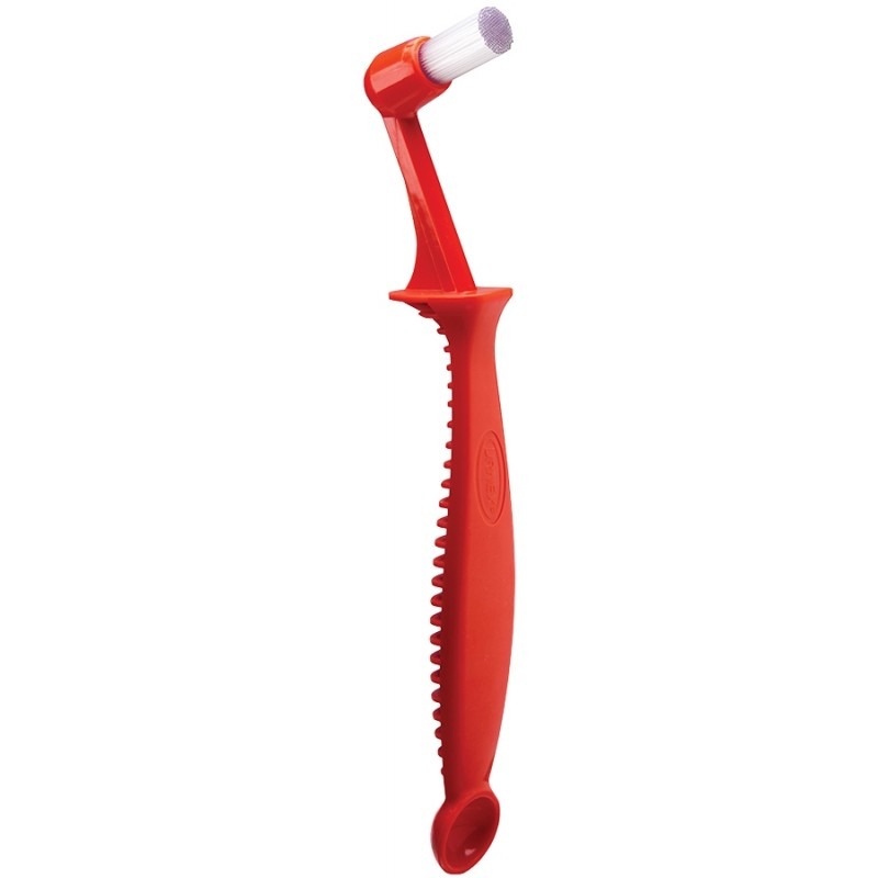 Urnex Scoopz Reinigungsbürste – Profi Espresso Brush mit Spritzschutz & Dosierlöffel für Brühgruppe & Siebträger