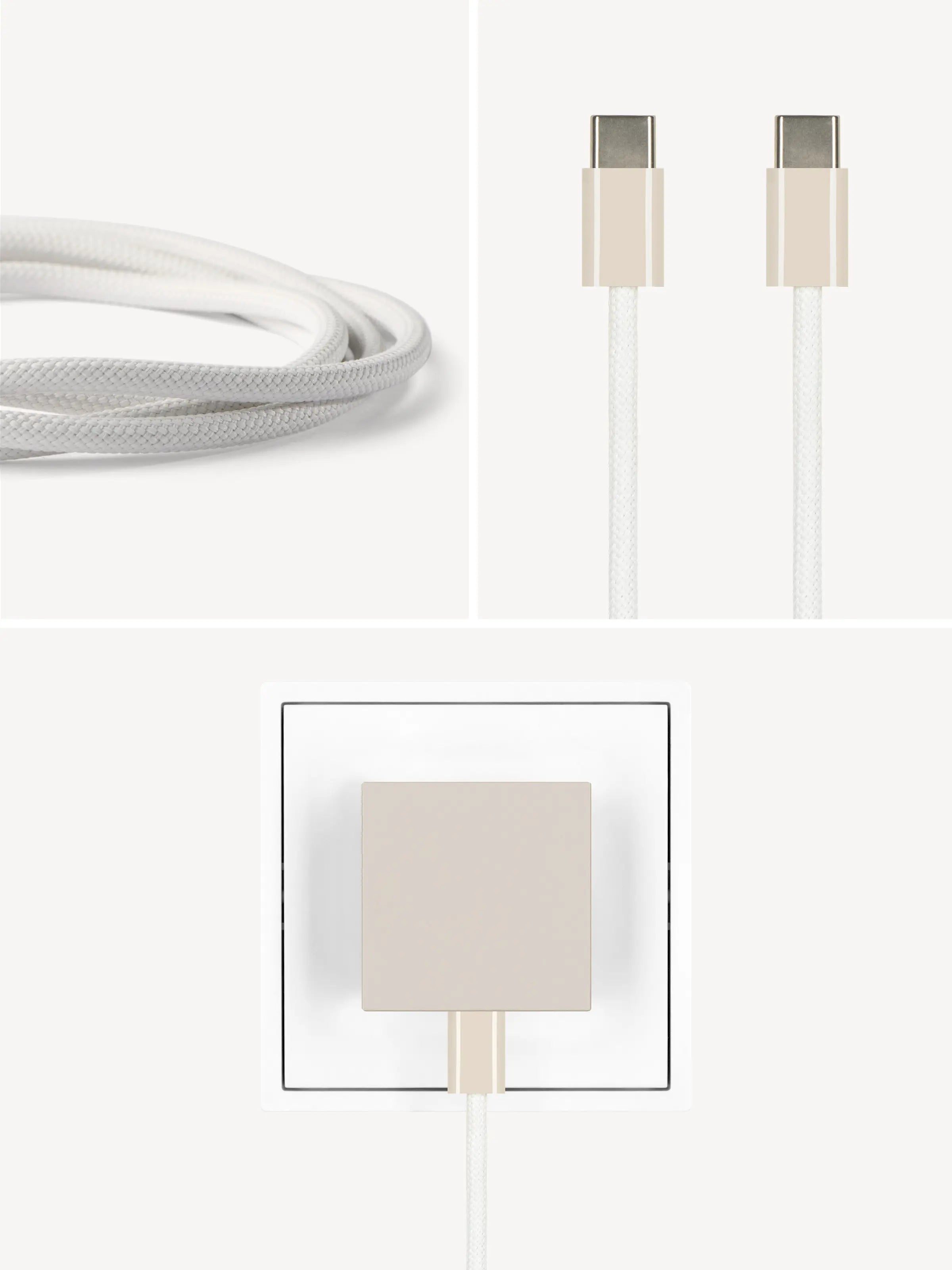 USB-C Ladegerät 35W + USB-C Kabel (Dune)