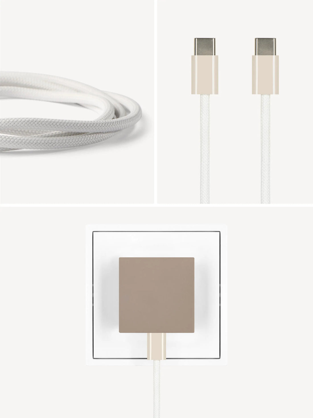 USB-C Ladegerät 35W + USB-C Kabel (Dune)