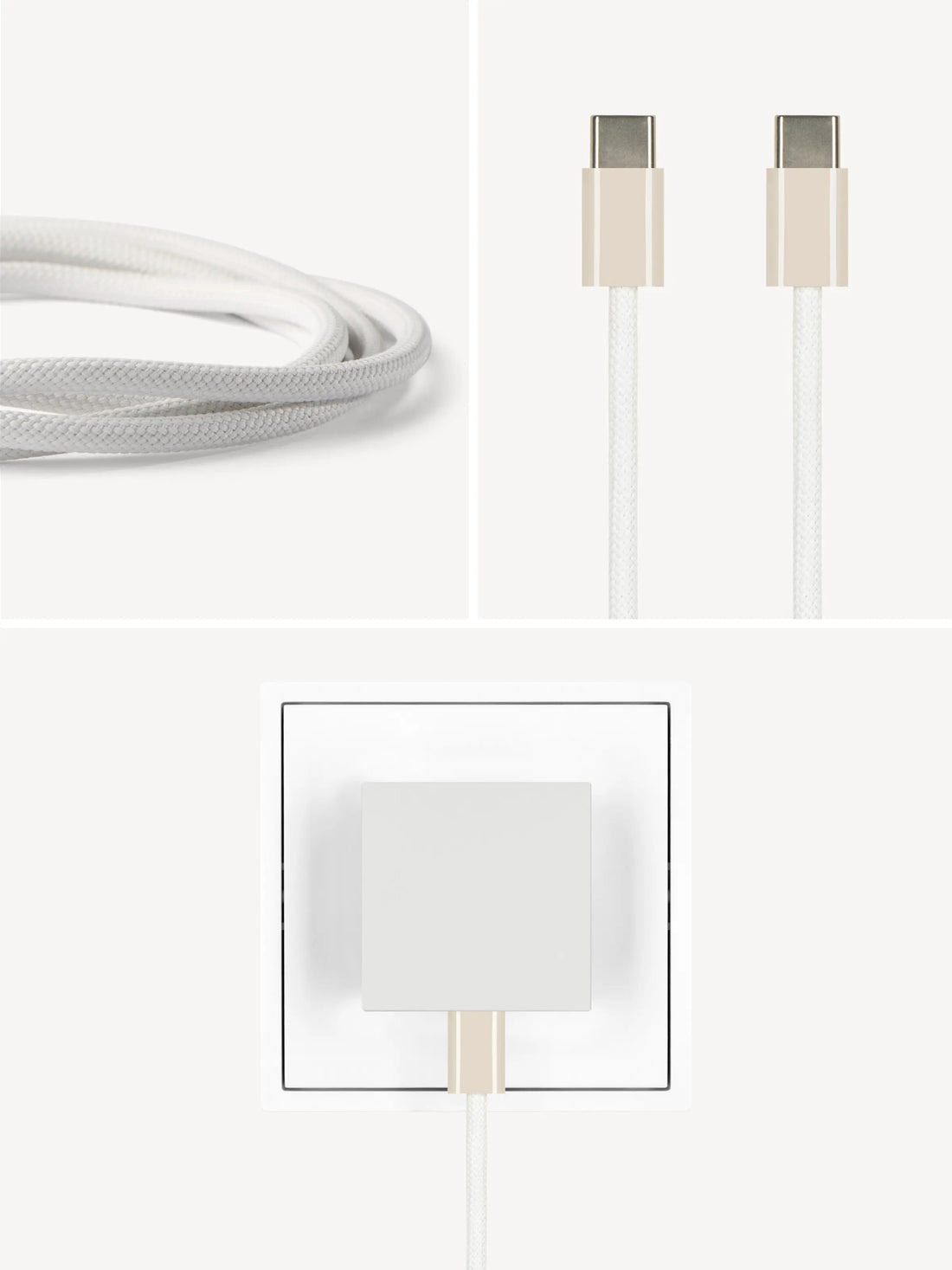 USB-C Ladegerät 35W + USB-C Kabel (Dune)