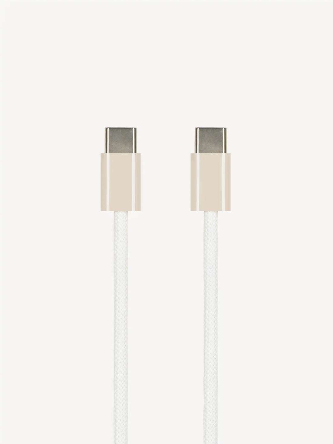 USB-C Kabel 60W gewebt | Farbe: Dune | Länge: 1m