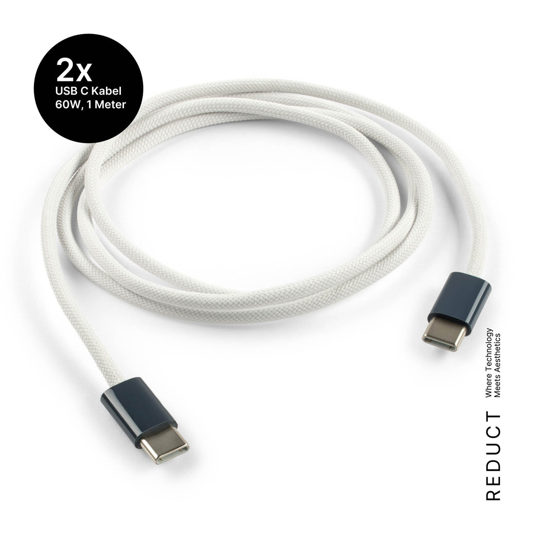 USB-C Ladegerät 65W + 2x USB-C Kabel (Midnight)