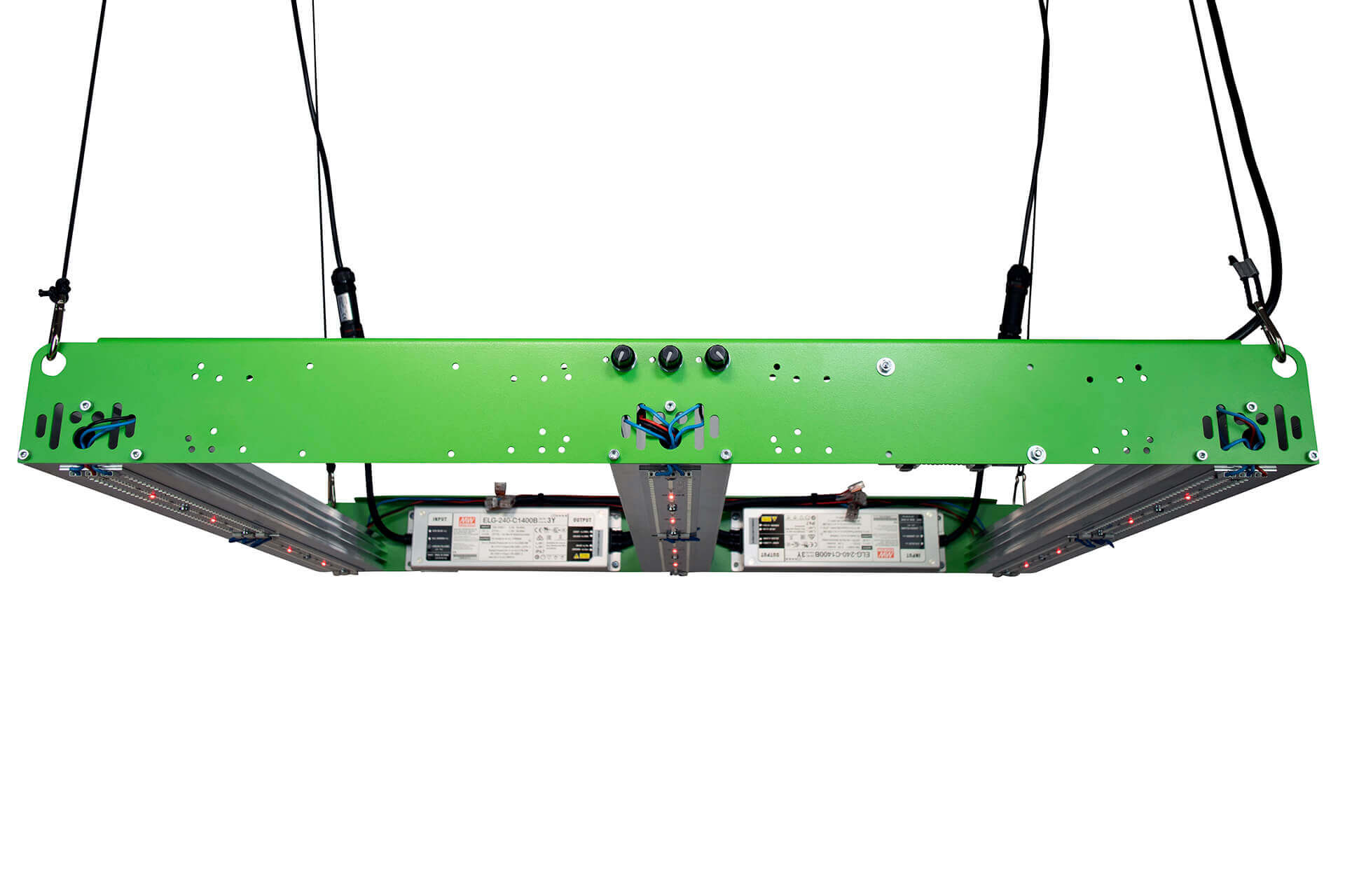 DIY-M-KIT 2 Long Series – Modular LED Grow Lamp Kit (150W per heatsink) | 3-channel, 0–10V dimmable