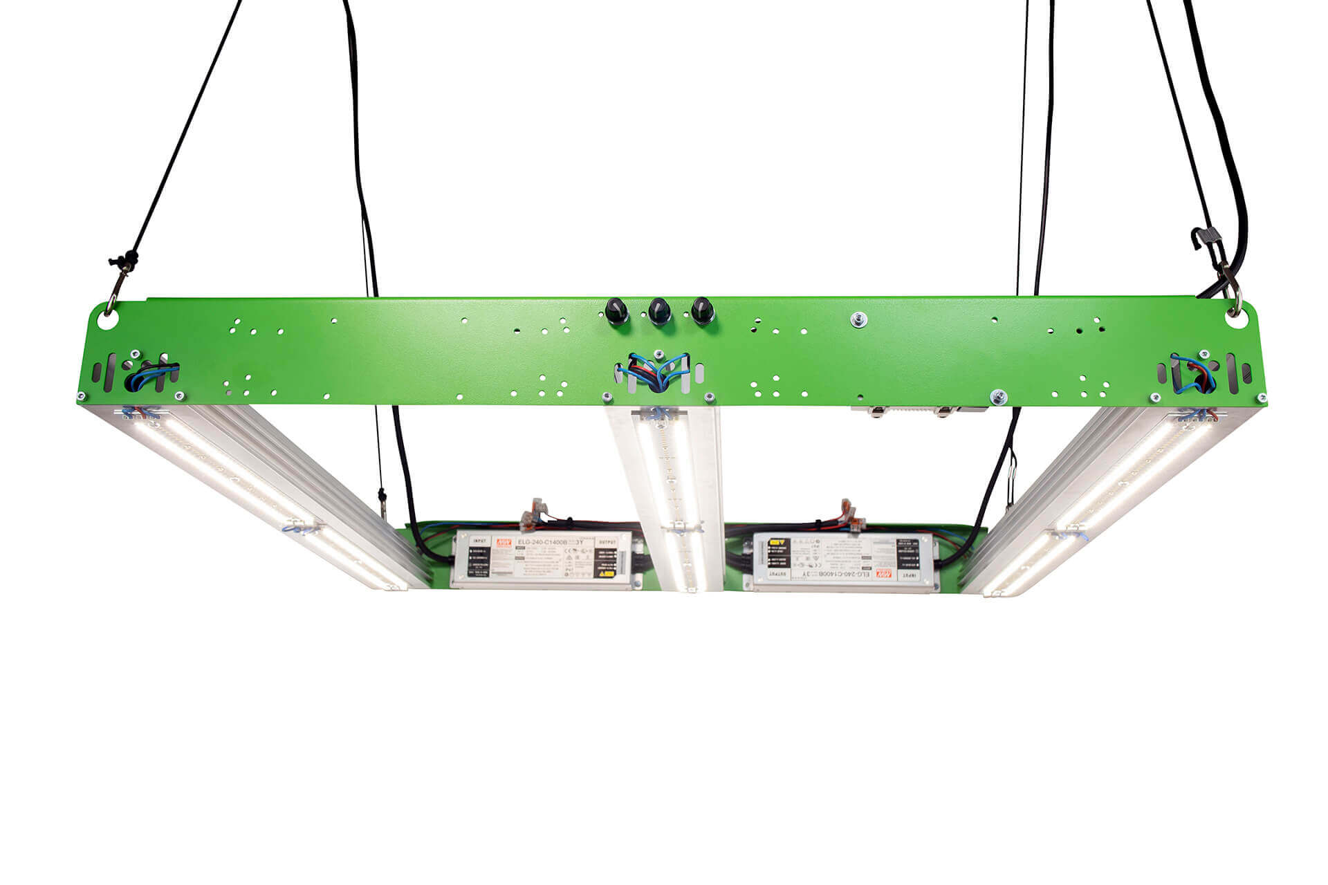 DIY-M-KIT 2 Long Series – Modular LED Grow Lamp Kit (150W per heatsink) | 3-channel, 0–10V dimmable