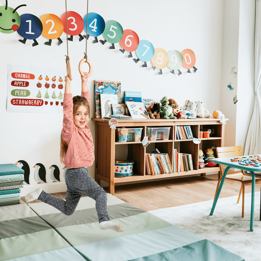 Set of three swings: Disc + Rings + Rope Ladder