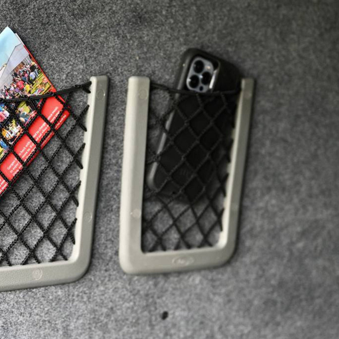 For VW T6, Storage Net Bundle Campervan Conversion Pocket (Large + Small)