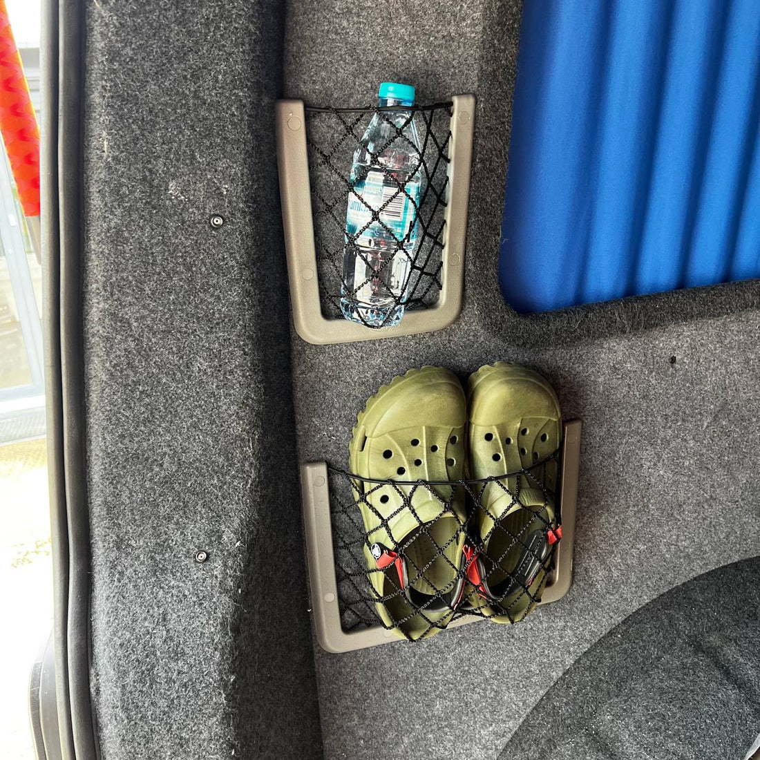 For VW T6, Storage Net Bundle Campervan Conversion Pocket (Large + Small)