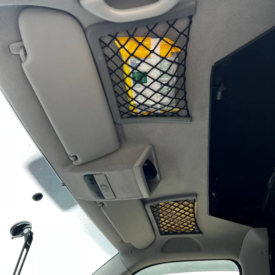 For VW T6, Storage Net Bundle Campervan Conversion Pocket (Large + Small)