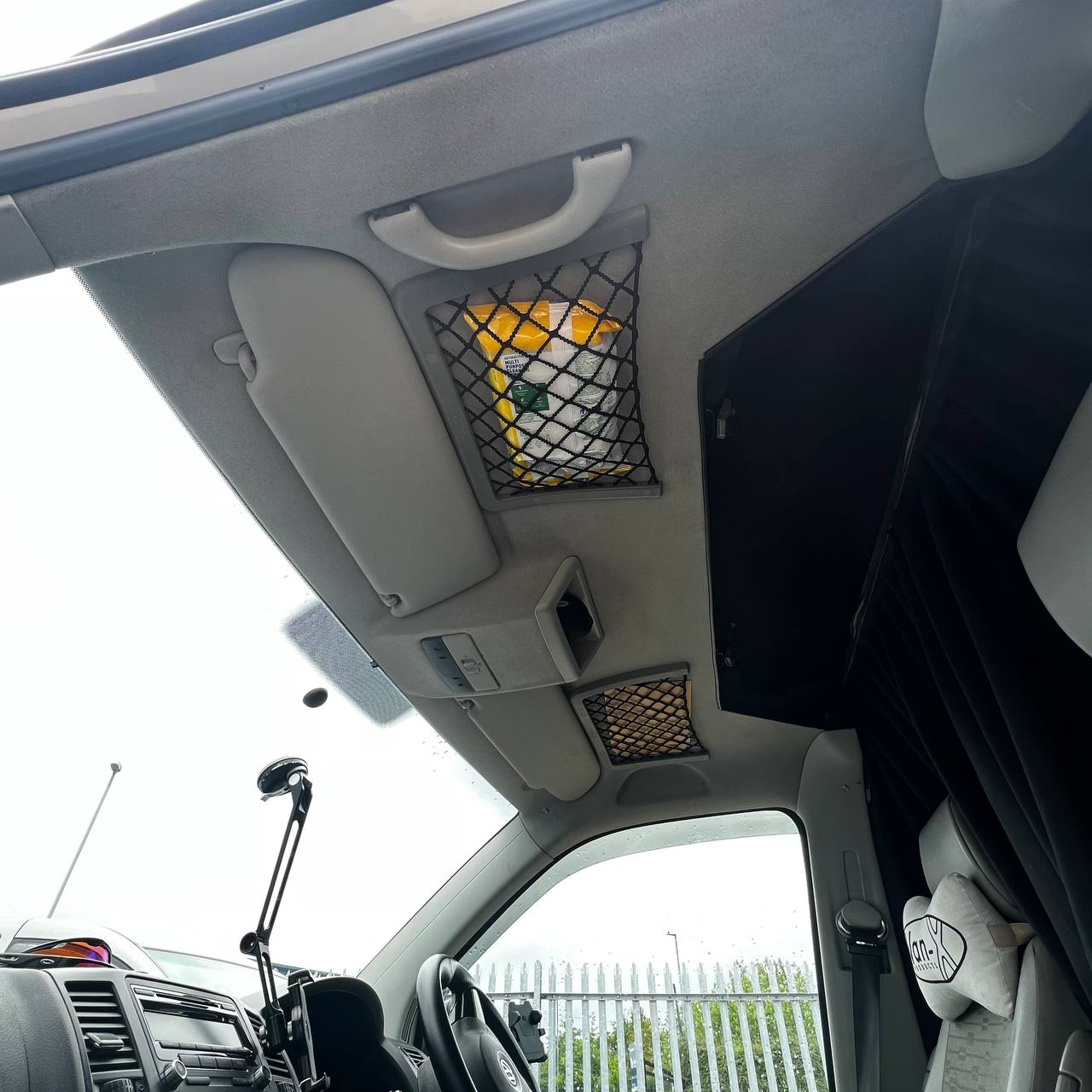 For VW T5, T5.1, Storage Net Bundle Campervan Conversion Pocket (Large + Small)