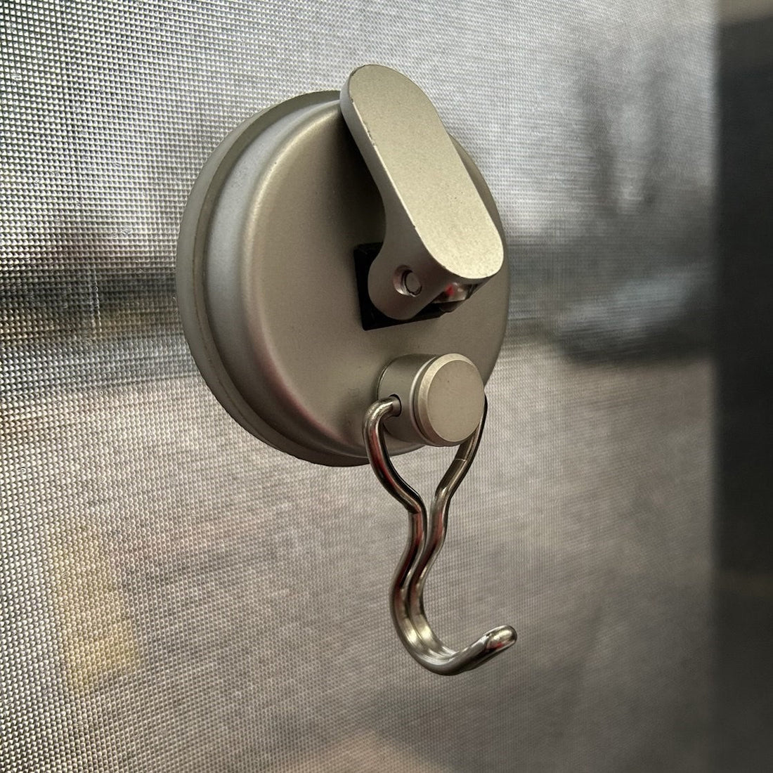 Van-X Suction Cup Hook with Lever – Strong Hanging Hook for Campervans & Vans, No Drilling Required